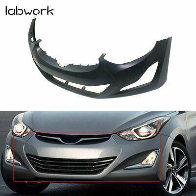 Front Bumper Cover for 2014 2015 2016 Hyundai Elantra Sedan w/ Tow Hook Primed Lab Work Auto