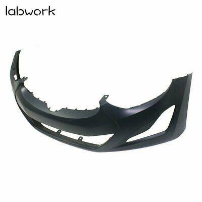 Front Bumper Cover for 2014 2015 2016 Hyundai Elantra Sedan w/ Tow Hook Primed Lab Work Auto