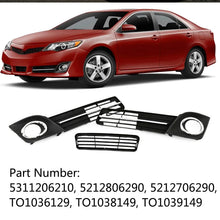 Load image into Gallery viewer, Front Bumper Lower Grille Fog Lamp Cover Bezel Fit For 2012-2014 Toyota Camry SE Lab Work Auto