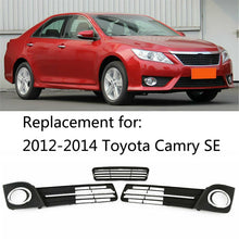 Load image into Gallery viewer, Front Bumper Lower Grille Fog Lamp Cover Bezel Fit For 2012-2014 Toyota Camry SE Lab Work Auto