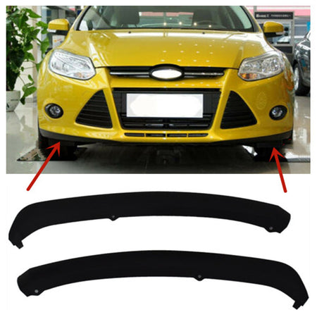 Front Bumper Spoiler Lip Chin Splitter Left+Right fit for Ford Focus 2012-2014 # FO1095244C Lab Work Auto