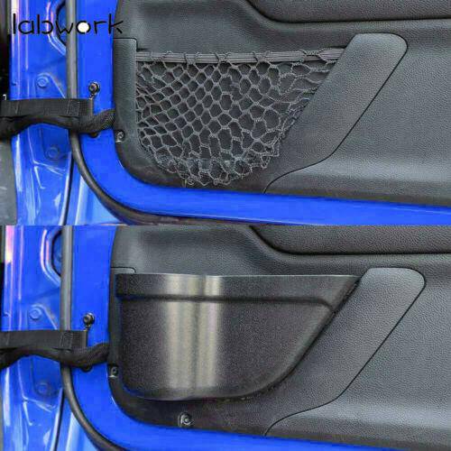 Front Door Storage Pockets Organizer Box for 2011+ Jeep Wrangler JK JKU 2/4Door Lab Work Auto