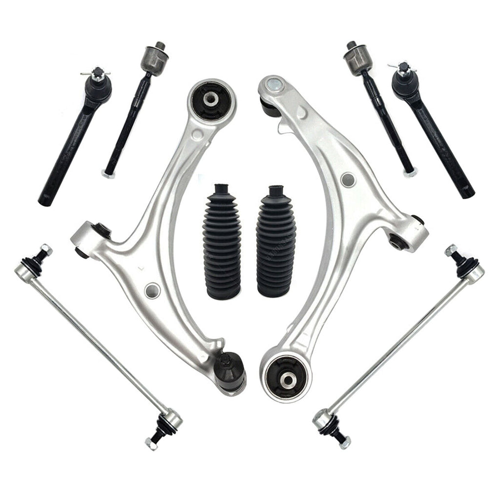 Front Lower Aluminum Control Arm Suspension Kit For 05-10 Honda Odyssey 10PC Lab Work Auto