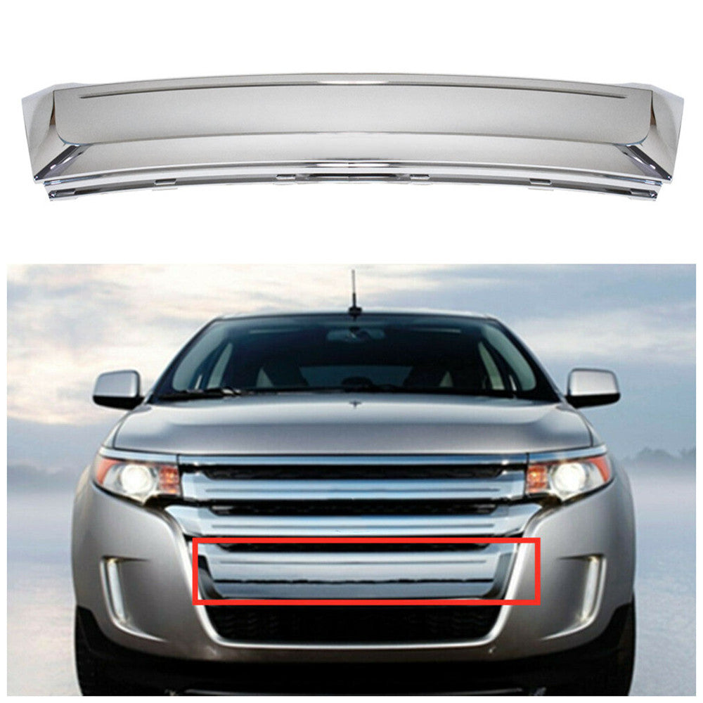 Front Lower Chrome Grille Moulding BT4Z8200E for 2011-2014 Ford Edge FO1087132 Lab Work Auto