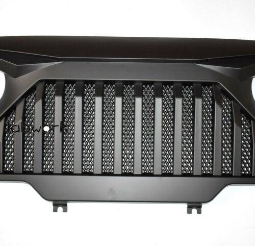 Front Matte Grill Grille Black Gladiator W/Mesh For 1997-2006 Jeep Wrangler TJ Lab Work Auto