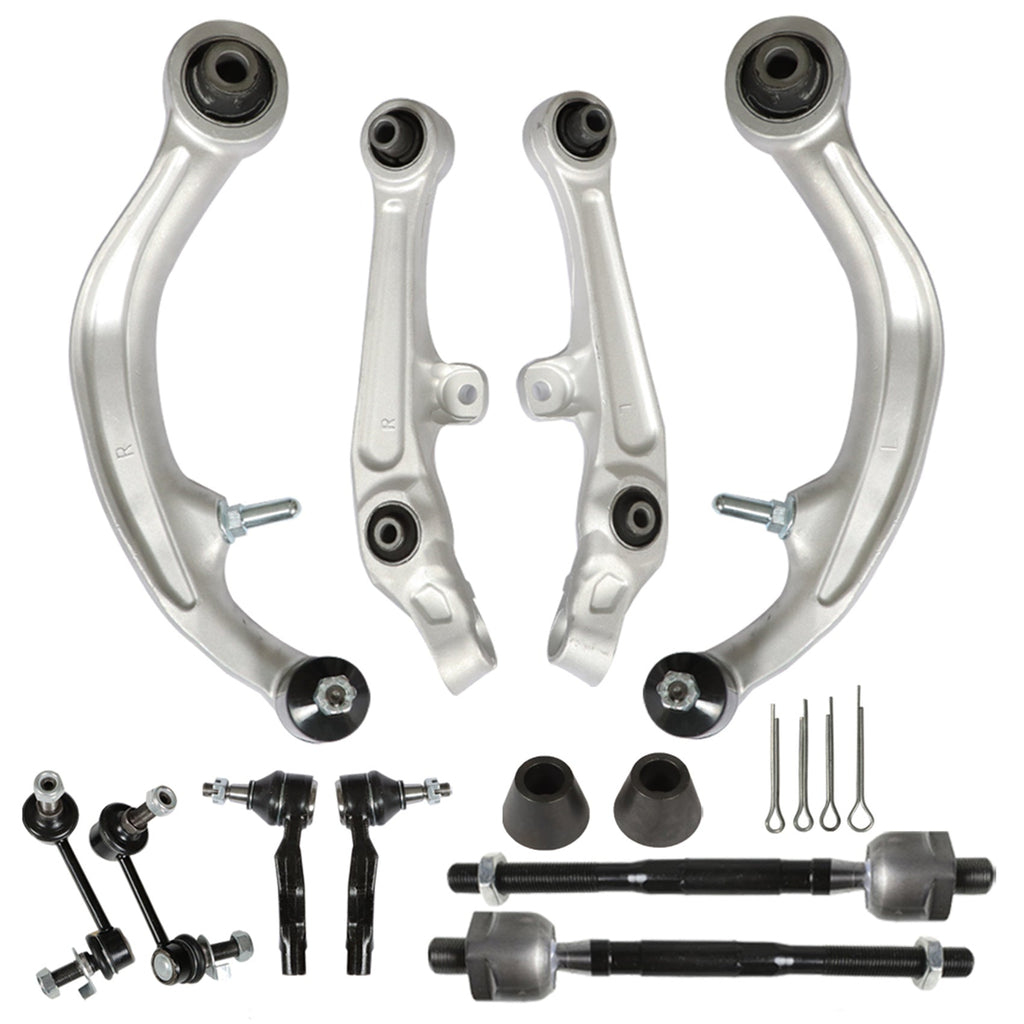 Front Suspension & Steering Kit For 350Z G35 RWD Coupe 10PCS K641594 EV80279 - Lab Work Auto