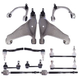 Front Upper & Lower Control Arms w/Ball Joint Tie Rod Ends For 08-14 CTS 12PC