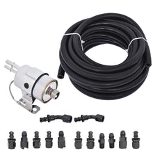 Load image into Gallery viewer, Fuel Filter/Pressure Regulator and 6AN 25 Feet Fuel Injection Line Install Kit with 13pcs Push Lock Swivel Fitting Hose Ends Kit Replacement for LS Lab Work Auto