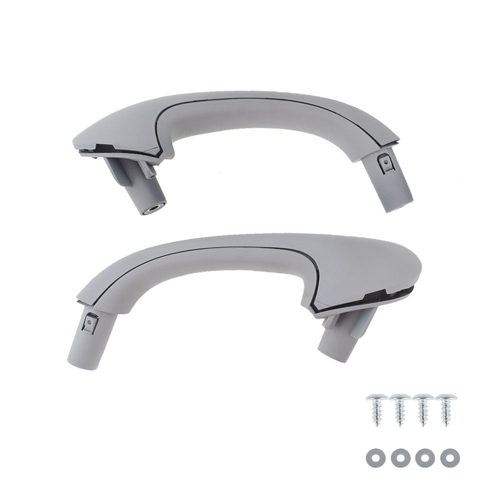 Gray Front Left + Right Interior Door HandlesFor Mercedes Benz W203 C-Class Lab Work Auto