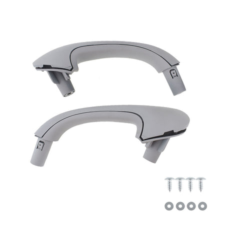 Gray Front Left + Right Interior Door HandlesFor Mercedes Benz W203 C-Class Lab Work Auto