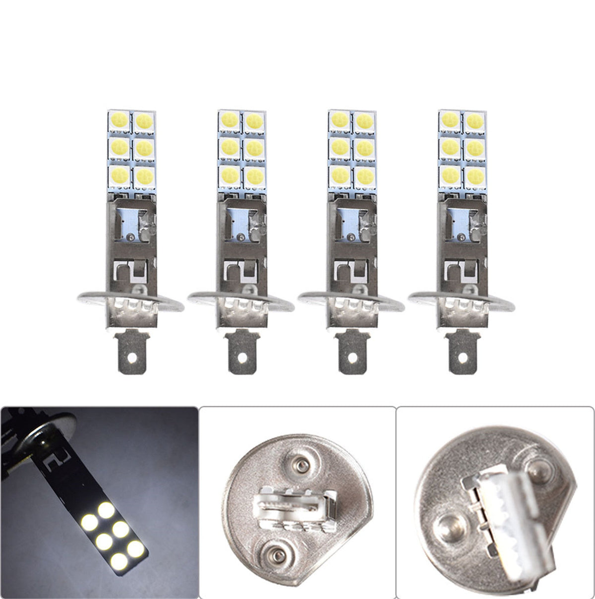 H1 6000K Super White 80W  LED Headlight Bulbs Kit Fog Driving Light Lamp new Lab Work Auto