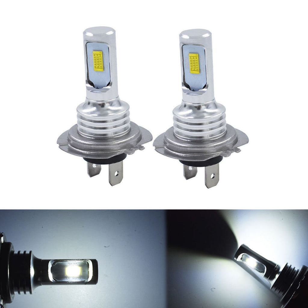 H7 LED Headlight Bulbs Conversion Kit Super High/Low Beam 6000K White 80W New Lab Work Auto
