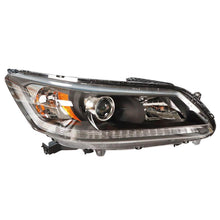 Load image into Gallery viewer, Halogen Headlamps For 2013-2015 Honda Accord Sedan Black Headlights Passenger RH Lab Work Auto