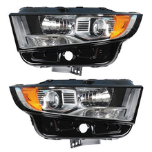 Load image into Gallery viewer, Halogen Headlamps For 2015-2018 Ford Edge Chrome Housing Headlights Right &amp; Left Lab Work Auto