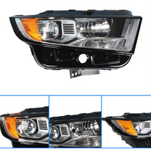 Load image into Gallery viewer, Halogen Headlamps For 2015-2018 Ford Edge Chrome Housing Headlights Right &amp; Left Lab Work Auto