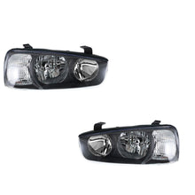 Load image into Gallery viewer, Halogen Headlight Left&amp;Right Pair Clear Lens Black For Hyundai Elantra 2001-2003 Lab Work Auto