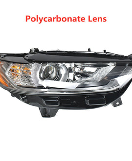 Headlight Fit For 2013-2016 Ford Fusion Passenger Side FO2502304 Chrome Housing