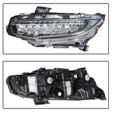 Load image into Gallery viewer, Headlight For 2016-2019 Honda Civic Chrome Full LED Left Driver Side Headlamp Lab Work Auto