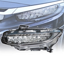 Load image into Gallery viewer, Headlight For 2016-2019 Honda Civic Chrome Full LED Left Driver Side Headlamp Lab Work Auto