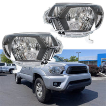 Load image into Gallery viewer, Headlight Kits For 2012-2015 Toyota Tacoma Black Housing Headlamps Right &amp; Left - Lab Work Auto