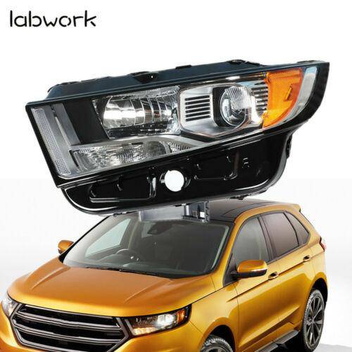 Headlight for 2015-2018 Ford Edge SE|SEL|Titanium Halogen Lamp Driver Side 1pc Lab Work Auto