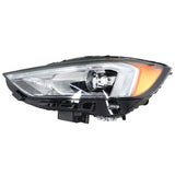 Driver Left Headlight Lamp Full LED w/ DRL Black Housing For 2019-2021 Ford Edge