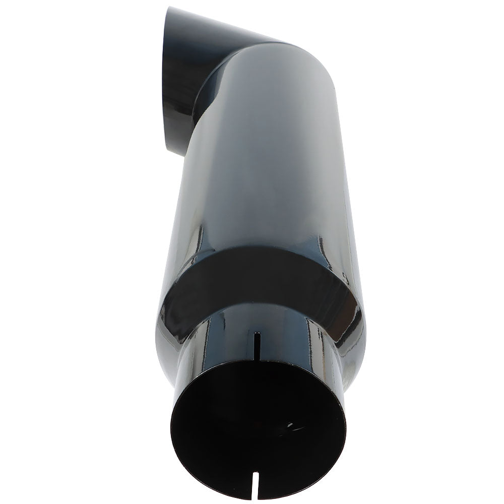 Inlet 5" Outlet 7" Long36" Black Miter Angle Cut Diesel Smoker Exhaust Stack Tip Lab Work Auto 