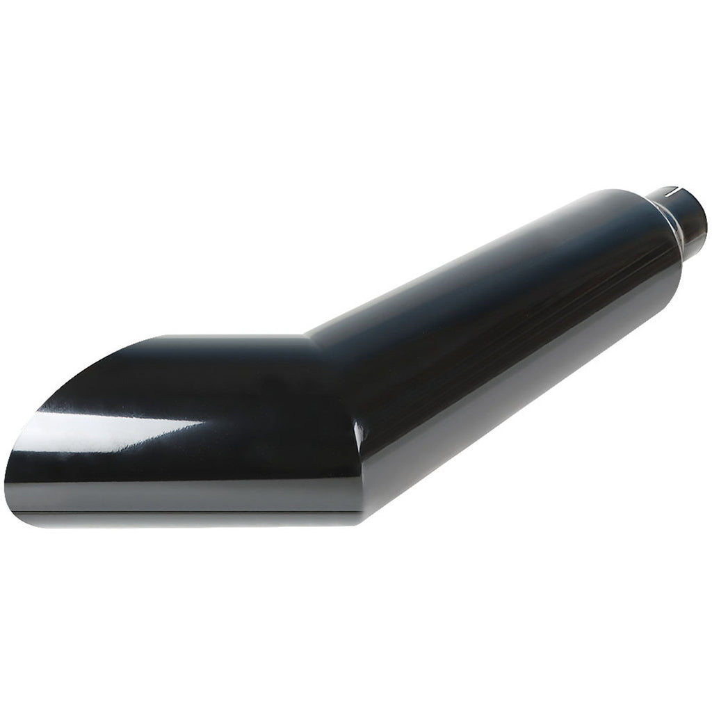 Inlet 5"Outlet 8" Long 36" Miter Angle Cut Diesel Smoker Exhaust Stack Tip Black Lab Work Auto 