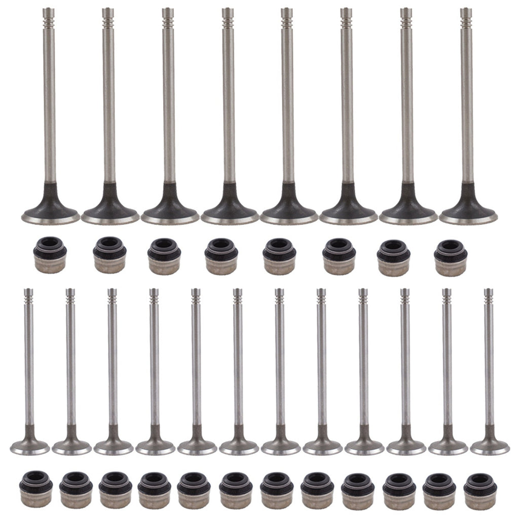 Intake Exhaust Valves & Hydraulic Lifter kit 1.8L 20V For 97-06 AUDI VW 1.8T Lab Work Auto