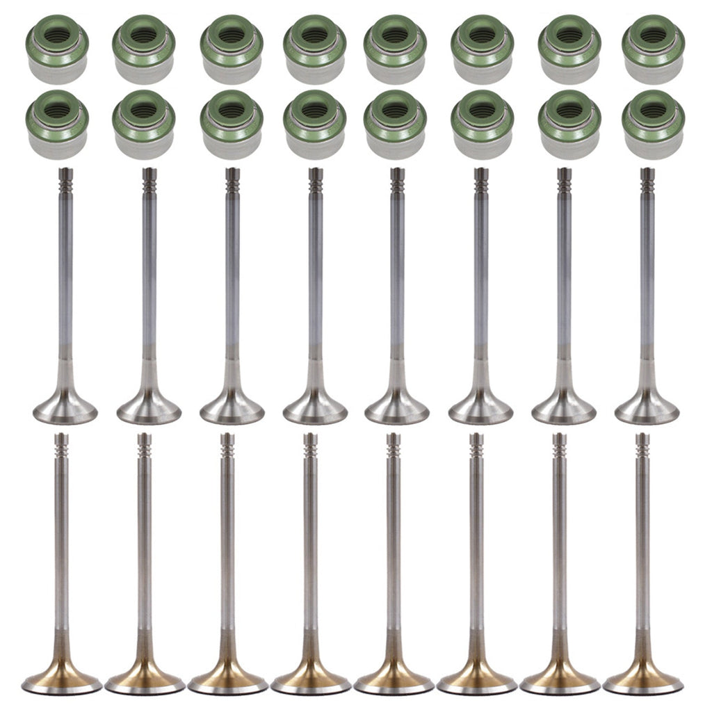 Intake exhaust valves set FIT For Audi A4 A5 VW Golf Gti Tiguan passat 2.0t Lab Work Auto