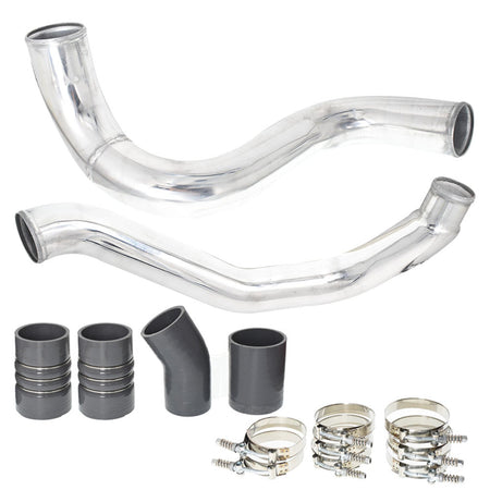 Intercooler Pipe&Boot Kit For 03-06 Ford Super Duty 6.0 Powerstroke Diesel Turbo Lab Work Auto