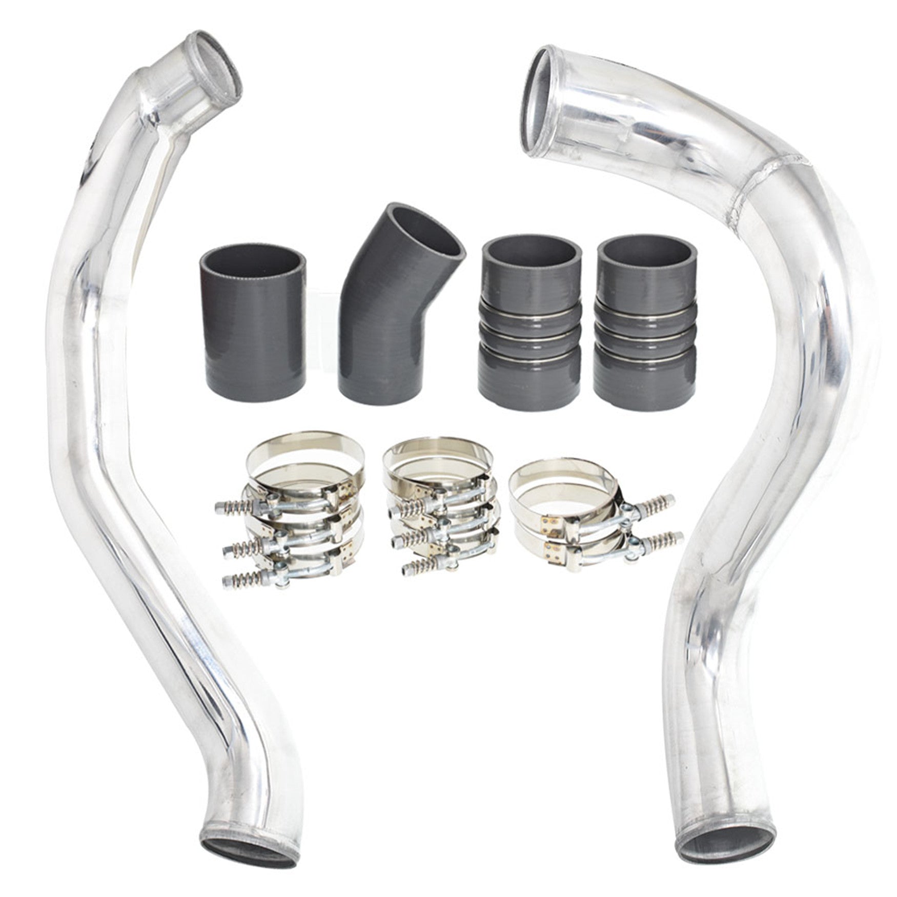 Intercooler Pipe&Boot Kit For 03-06 Ford Super Duty 6.0 Powerstroke Diesel Turbo Lab Work Auto