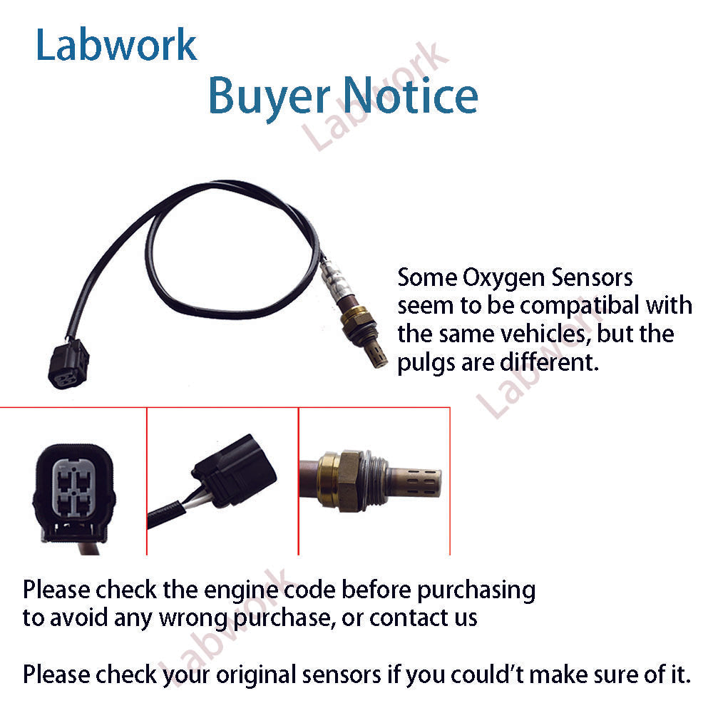 LABWORK Downstream Oxygen O2 Sensor For Honda 1.5L 2009-2014 36532-RB1-004 Lab Work Auto