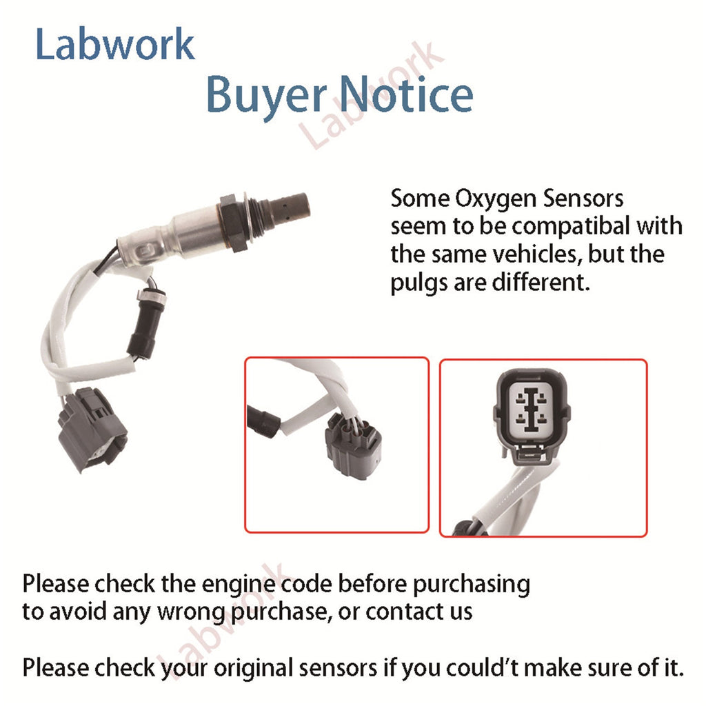 LABWORK For 2004 2003 2005 02-06 Honda CRV Downstream Oxygen Sensor 234-4125 Lab Work Auto