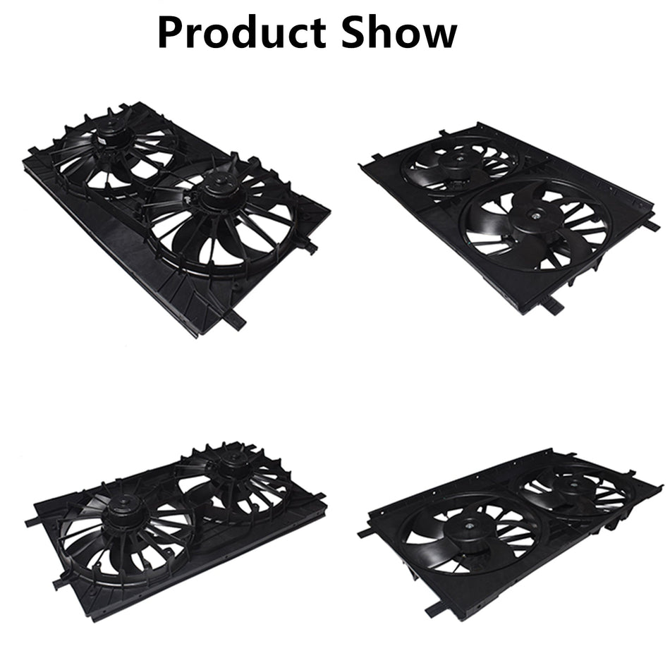 LABWORK Radiator And Condenser Fan For Jeep Compass Dodge Caliber CH3115152 Lab Work Auto