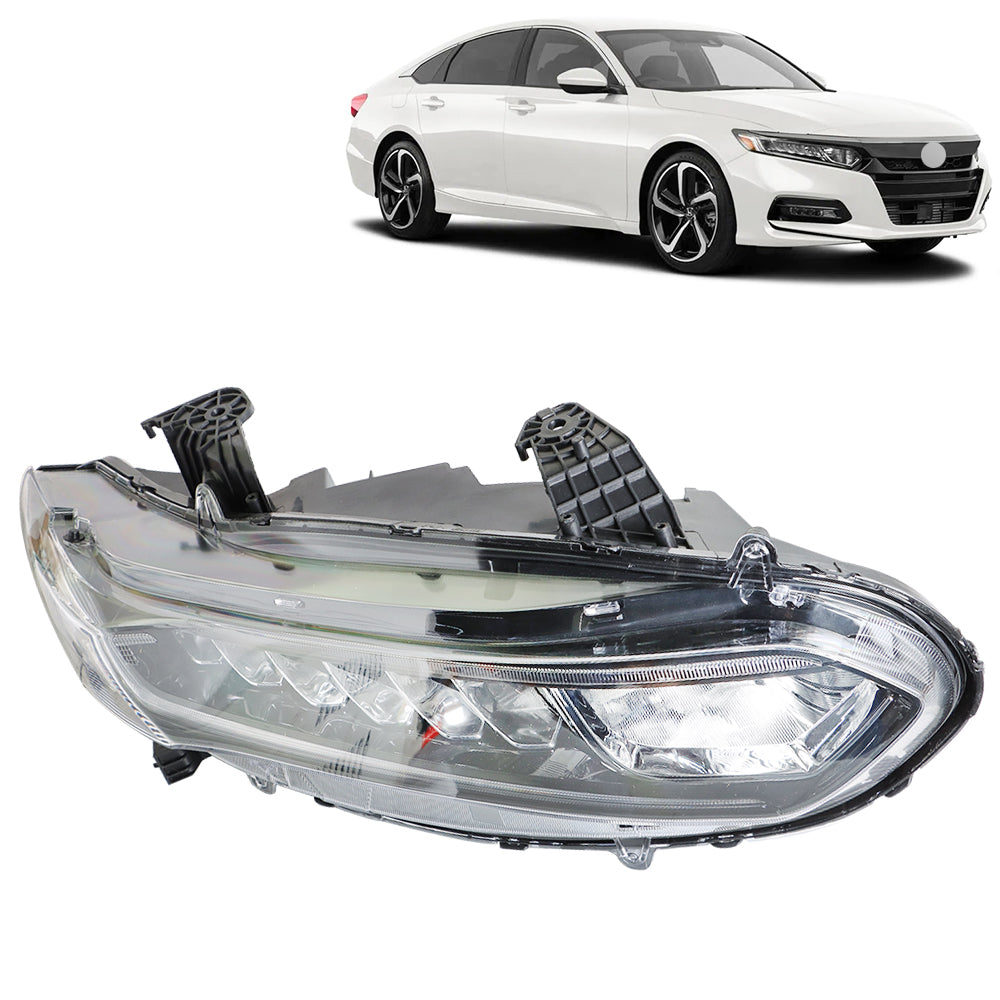 LED Headlight Assembly Front Lamp Right Passenger For 2018-2020 Honda Accord Lab Work Auto