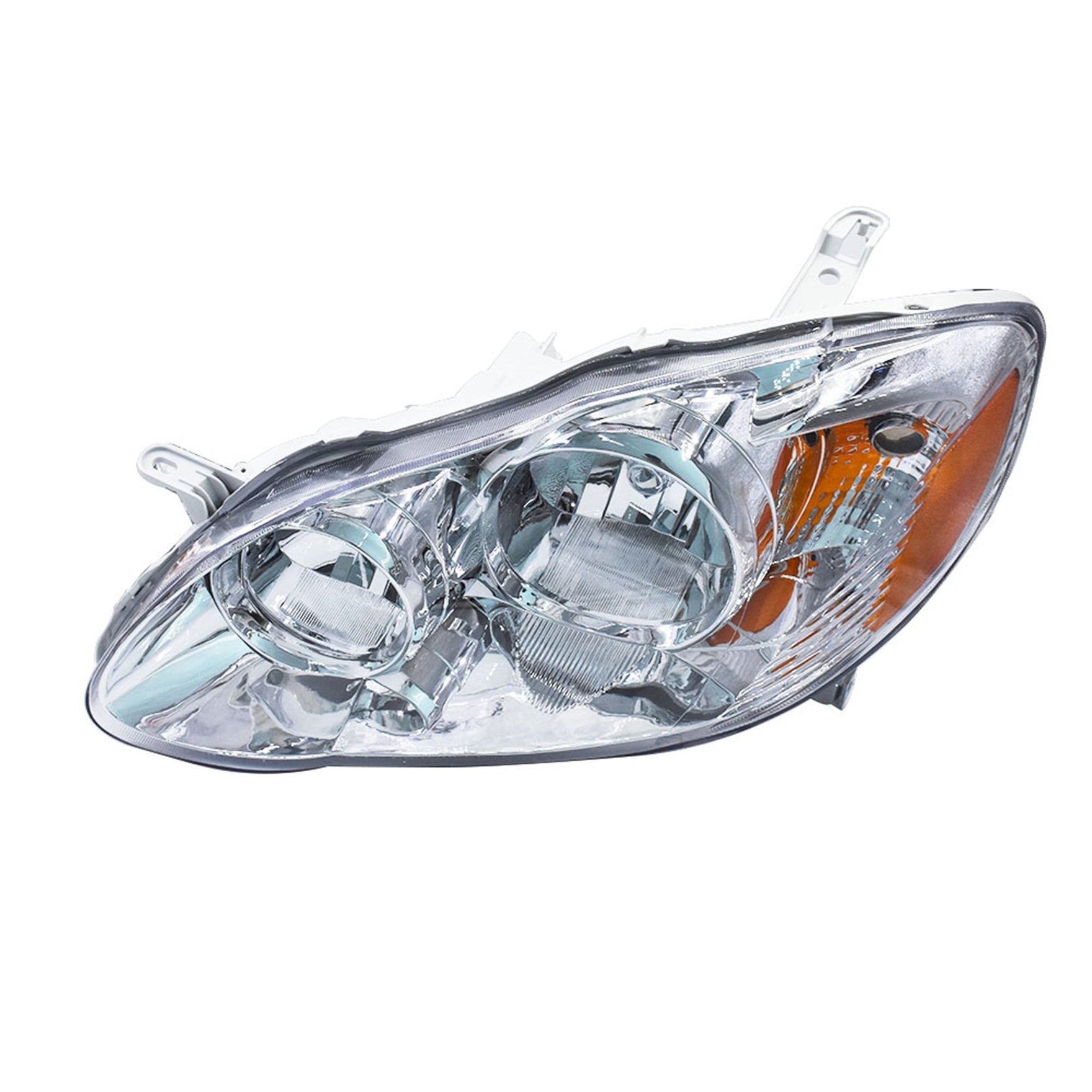 LH+RH Replacement Chrome Headlights Fit for 2003 Corolla Headlights 2003-2008 Lab Work Auto