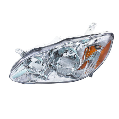 LH+RH Replacement Chrome Headlights Fit for 2003 Corolla Headlights 2003-2008 Lab Work Auto