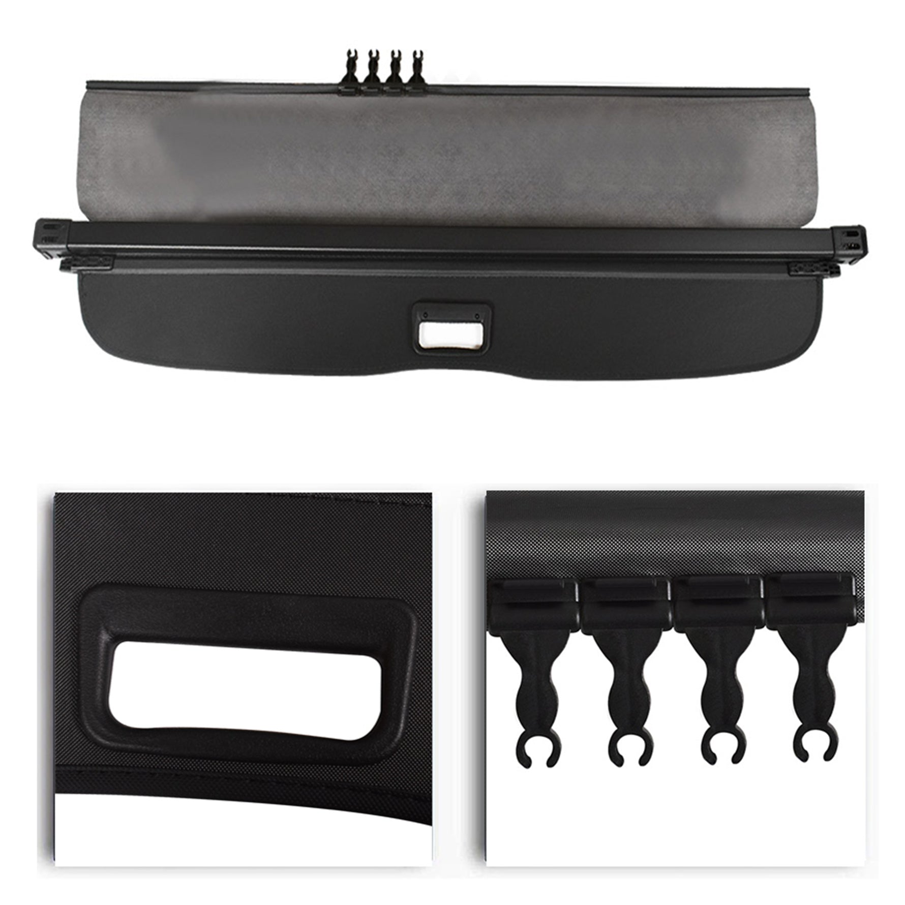 Labwok Manual Door Trunk Cargo Cover Security Shield For 13- 18 SubAru Forester Lab Work Auto