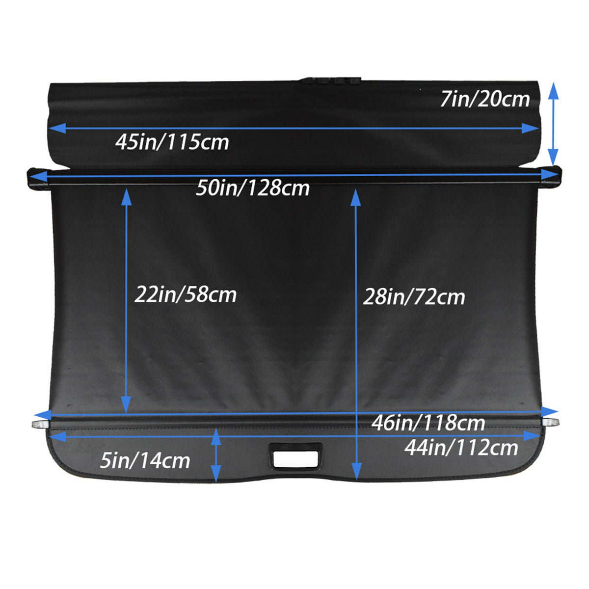 Labwok Manual Door Trunk Cargo Cover Security Shield For 13- 18 SubAru Forester Lab Work Auto