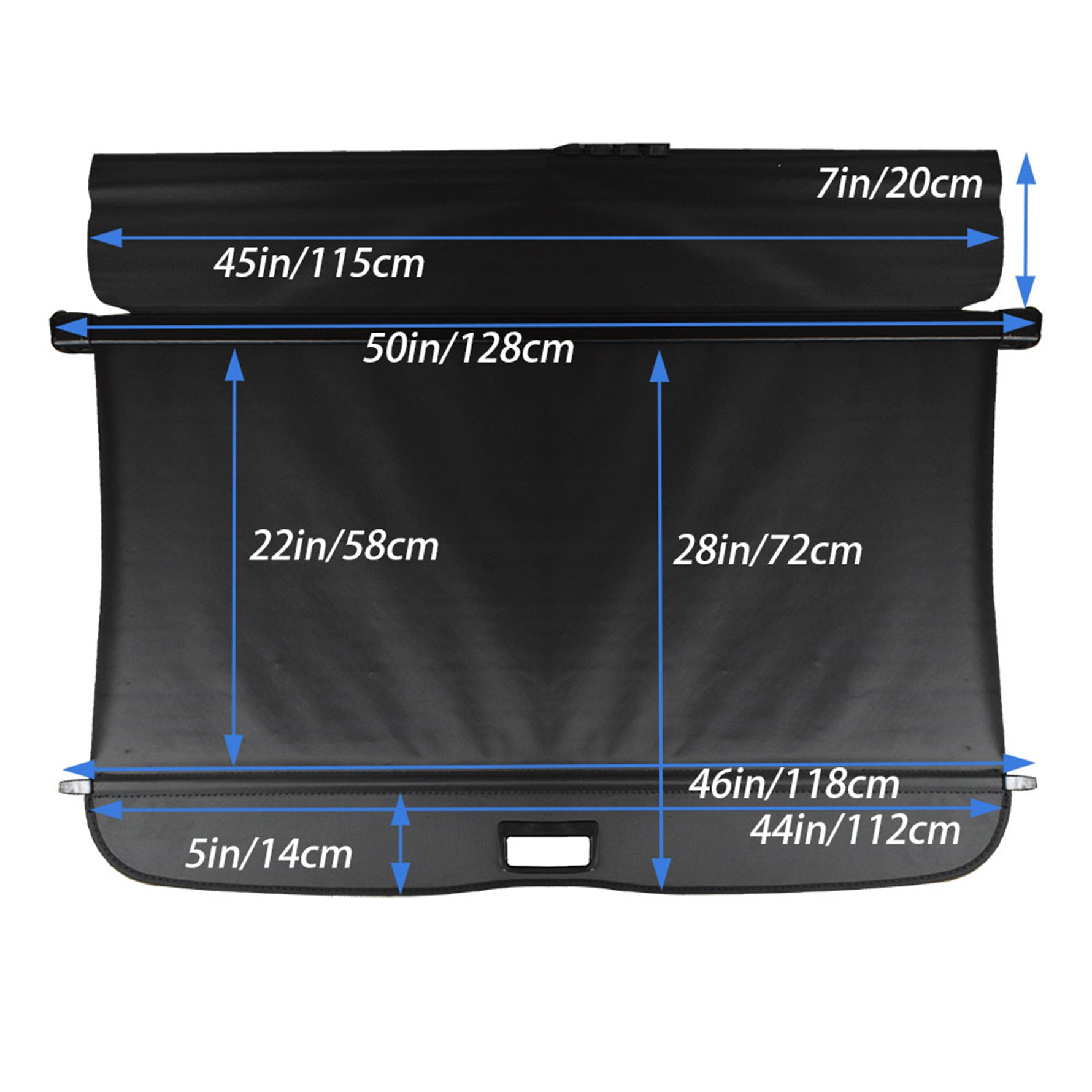 Labwok Manual Door Trunk Cargo Cover Security Shield For 13- 18 SubAru Forester Lab Work Auto