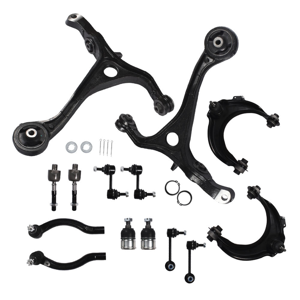 Labwork 14pc Complete Suspension Kit for Honda Accord 2003 - 2007 Acura TSX - 2.4L Lab Work Auto