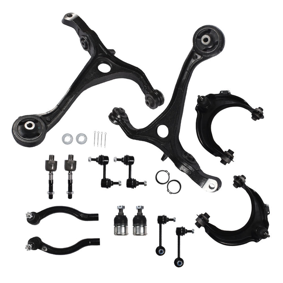 Labwork 14pc Complete Suspension Kit for Honda Accord 2003 - 2007 Acura TSX - 2.4L Lab Work Auto