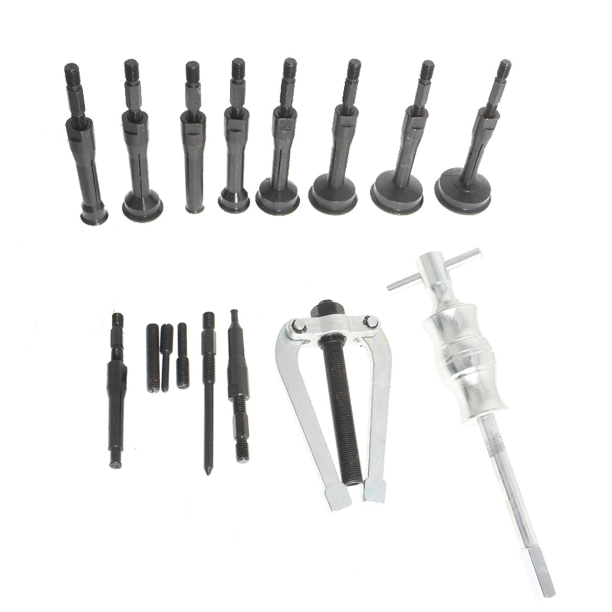Labwork 16PCS Bearing Extractor Set Inner Internal Blind Remover Bushes Puller Lab Work Auto