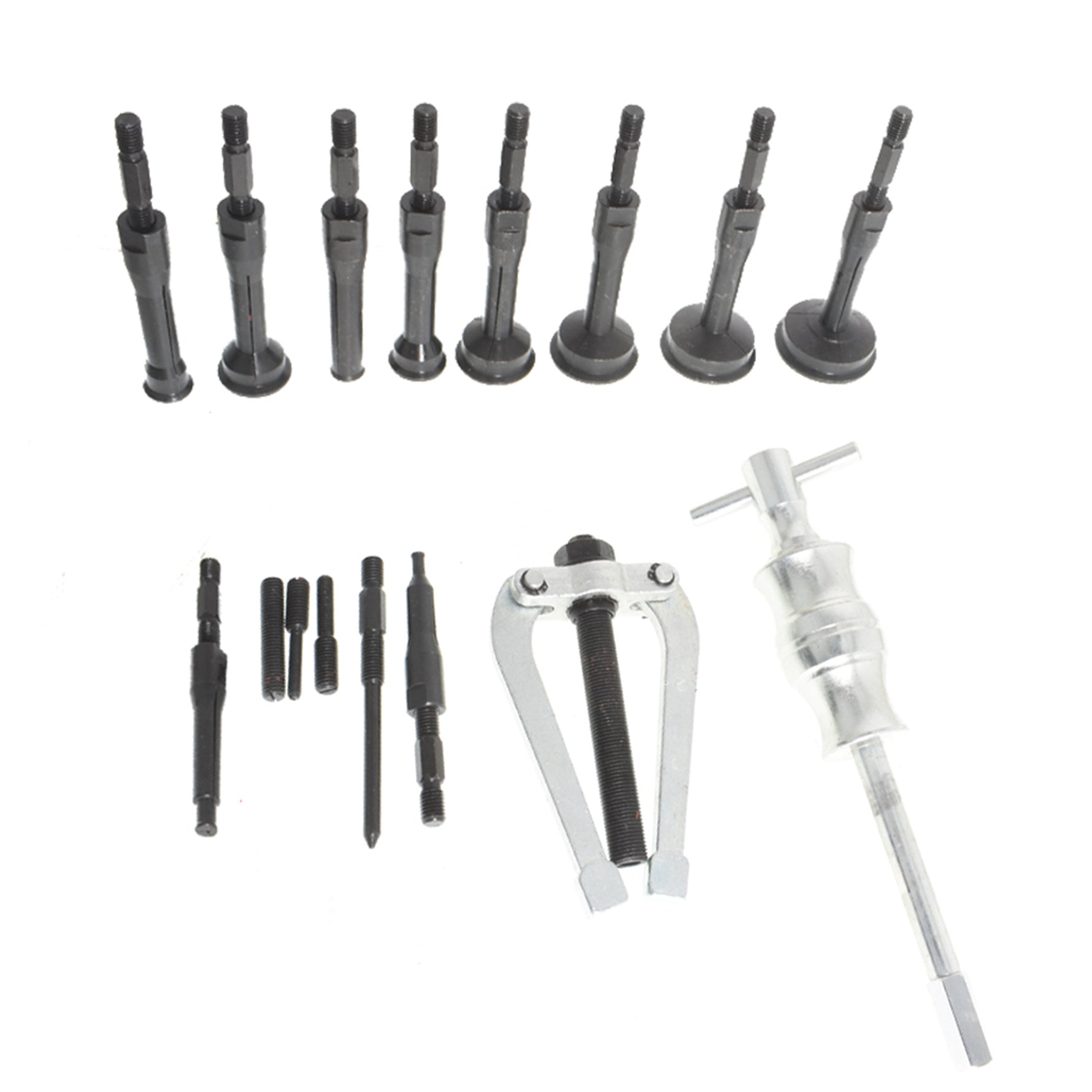 Labwork 16PCS Bearing Extractor Set Inner Internal Blind Remover Bushes Puller Lab Work Auto