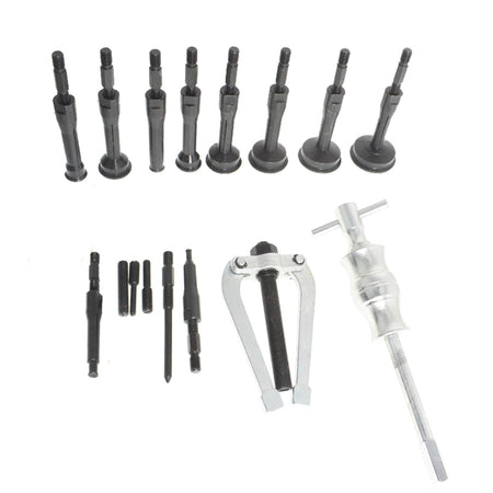 Labwork 16PCS Bearing Extractor Set Inner Internal Blind Remover Bushes Puller Lab Work Auto