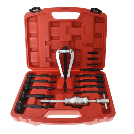 Labwork 16PCS Bearing Extractor Set Inner Internal Blind Remover Bushes Puller Lab Work Auto