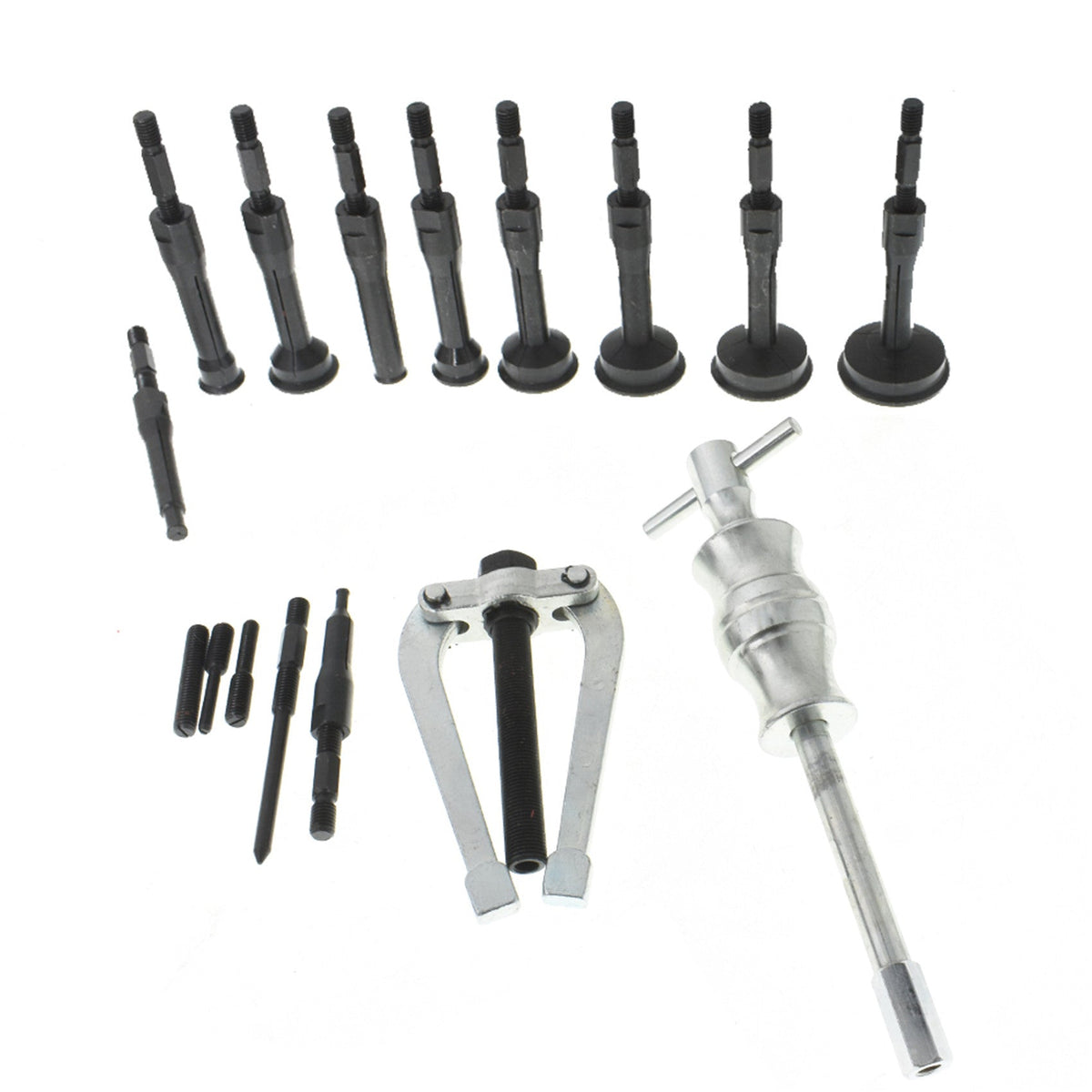 Labwork 16PCS Bearing Extractor Set Inner Internal Blind Remover Bushes Puller Lab Work Auto