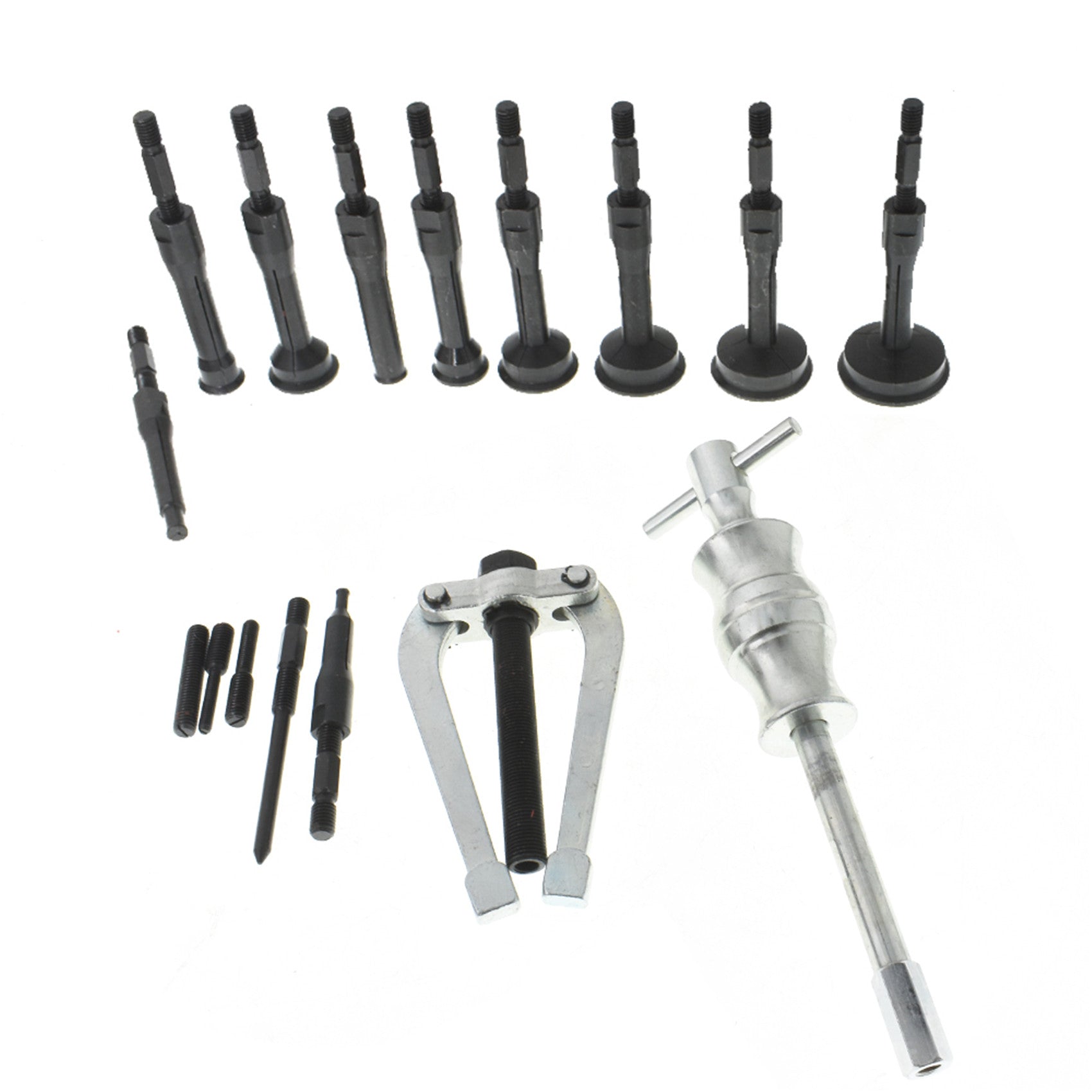 Labwork 16PCS Bearing Extractor Set Inner Internal Blind Remover Bushes Puller Lab Work Auto
