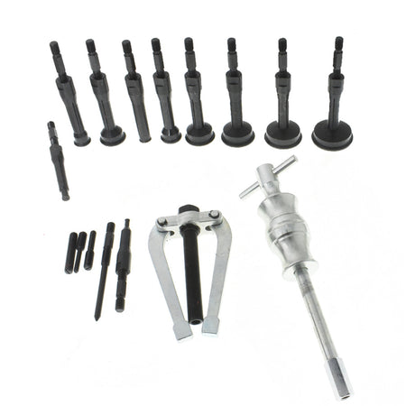 Labwork 16PCS Bearing Extractor Set Inner Internal Blind Remover Bushes Puller Lab Work Auto